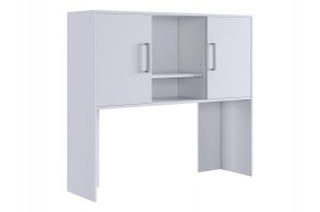 ЛАЙТ 2 Надстройка стола компьютерного (1200) белый в Новоуральске - novouralsk.ok-mebel.com | фото