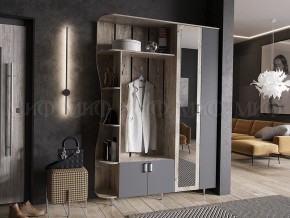 ЛИКА №1 Прихожая ЛДСП (графит/дуб юкон) в Новоуральске - novouralsk.ok-mebel.com | фото