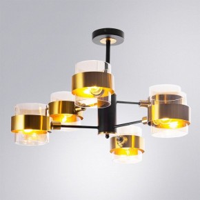 Люстра на штанге Arte Lamp Carlo A8205SP-6BK в Новоуральске - novouralsk.ok-mebel.com | фото 2