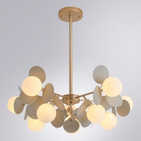 Люстра на штанге Arte Lamp Peacock A1369SP-10GY в Новоуральске - novouralsk.ok-mebel.com | фото 2
