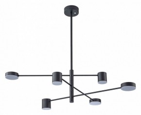 Люстра на штанге Arte Lamp Stanley A2476PL-40BK в Новоуральске - novouralsk.ok-mebel.com | фото