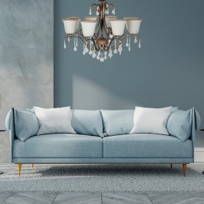 Люстра на штанге Arti Lampadari Borgese Borgese E 1.1.8.602 GB в Новоуральске - novouralsk.ok-mebel.com | фото 2
