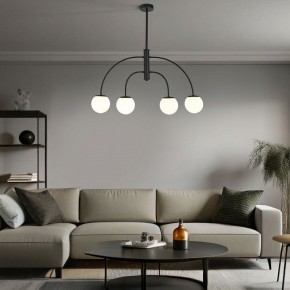 Люстра на штанге Eurosvet Cenacolo 30179/4 черный в Новоуральске - novouralsk.ok-mebel.com | фото 2