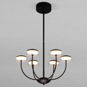 Люстра на штанге Eurosvet Fungo 50388 LED черный в Новоуральске - novouralsk.ok-mebel.com | фото