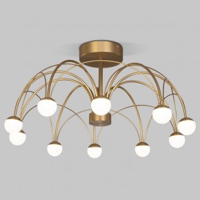 Люстра на штанге Eurosvet Ragno 90031/10 LED золото в Новоуральске - novouralsk.ok-mebel.com | фото