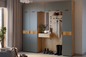 МЕБЕЛЬСОН К12 Прихожая (графит) в Новоуральске - novouralsk.ok-mebel.com | фото