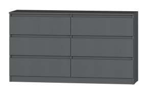 МС "Хилтон" Комод №5 1400 (6 ящ.) графит в Новоуральске - novouralsk.ok-mebel.com | фото 2