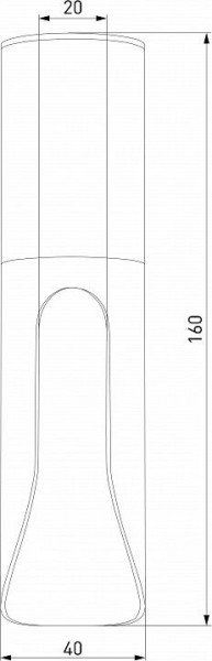 Накладной светильник Elektrostandard Apex 25113/LED 7W 3000K черный в Новоуральске - novouralsk.ok-mebel.com | фото 4