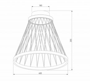 Накладной светильник Eurosvet Cesta 40018/1 LED коричневый в Новоуральске - novouralsk.ok-mebel.com | фото 4