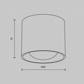 Накладной светильник Maytoni Lens C217CL-15W4K-B в Новоуральске - novouralsk.ok-mebel.com | фото 9