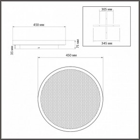 Накладной светильник Sonex Shimmers 7736/60L в Новоуральске - novouralsk.ok-mebel.com | фото 8