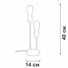 Настольная лампа декоративная Vitaluce V3005 V3005-1/2L в Новоуральске - novouralsk.ok-mebel.com | фото 5