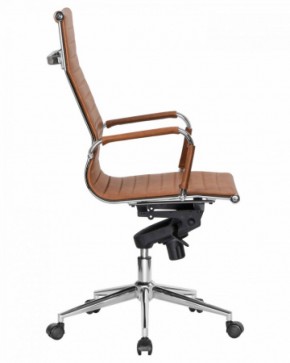 Офисное кресло для руководителей DOBRIN CLARK LMR-101F светло-коричневый №321 в Новоуральске - novouralsk.ok-mebel.com | фото 3