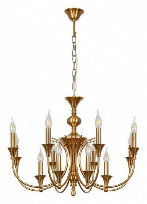 Подвесная люстра Arte Lamp Collinetta A4094LM-12PB в Новоуральске - novouralsk.ok-mebel.com | фото 2