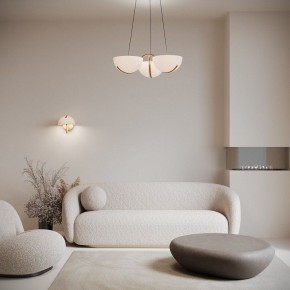 Подвесная люстра Eurosvet Emisfero 50083/3 LED золото в Новоуральске - novouralsk.ok-mebel.com | фото 4
