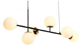 Подвесная люстра iLamp Golden 9136P/6 BK-WH в Новоуральске - novouralsk.ok-mebel.com | фото