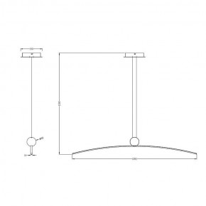 Подвесной светильник Arte Lamp Arno A3362SP-25BK в Новоуральске - novouralsk.ok-mebel.com | фото 3