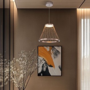 Подвесной светильник Eurosvet Cesta 40016/1 LED коричневый в Новоуральске - novouralsk.ok-mebel.com | фото 4