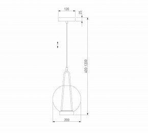 Подвесной светильник Eurosvet Frasco 50267/1 LED черный в Новоуральске - novouralsk.ok-mebel.com | фото 4