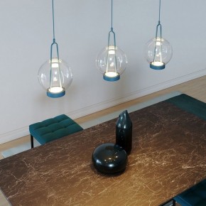Подвесной светильник Eurosvet Frasco 50267/1 LED синий в Новоуральске - novouralsk.ok-mebel.com | фото 4