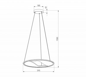Подвесной светильник Eurosvet Occhio 40027/1 LED серый в Новоуральске - novouralsk.ok-mebel.com | фото 5