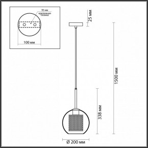 Подвесной светильник Odeon Light Clocky 4939/1 в Новоуральске - novouralsk.ok-mebel.com | фото 4