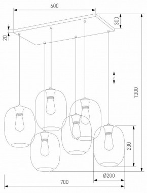 Подвесной светильник TK Lighting Elio 5974 Elio в Новоуральске - novouralsk.ok-mebel.com | фото 3