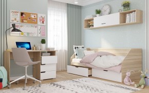 Полка 2032 АНТАЛИЯ (Сонома/Белый софт) в Новоуральске - novouralsk.ok-mebel.com | фото 2