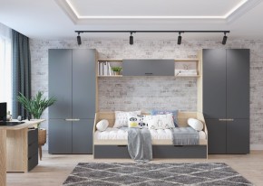 Полка 2032 АНТАЛИЯ (Сонома/Графит софт) в Новоуральске - novouralsk.ok-mebel.com | фото 2