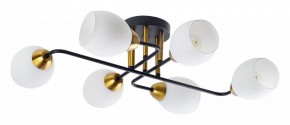 Потолочная люстра Arte Lamp Andrea A8141PL-6BK в Новоуральске - novouralsk.ok-mebel.com | фото