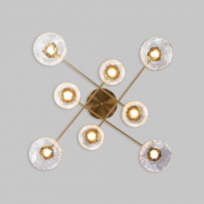 Потолочная люстра Eurosvet Ripple 50389 LED латунь в Новоуральске - novouralsk.ok-mebel.com | фото 3