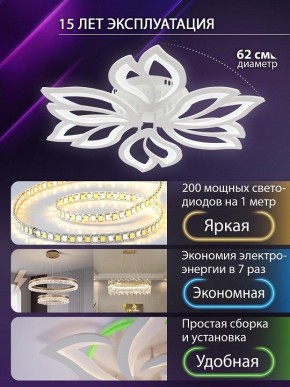 Потолочная люстра Natali Kovaltseva FORTUNA LED LAMPS 81107/6C в Новоуральске - novouralsk.ok-mebel.com | фото 5