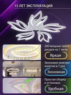 Потолочная люстра Natali Kovaltseva RIF LED LAMPS 81118/4C в Новоуральске - novouralsk.ok-mebel.com | фото 5