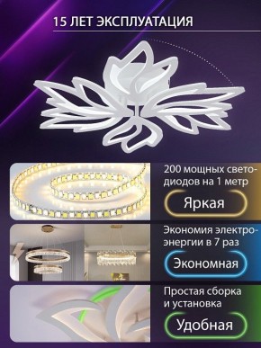 Потолочная люстра Natali Kovaltseva RIF LED LAMPS 81118/5C в Новоуральске - novouralsk.ok-mebel.com | фото 5
