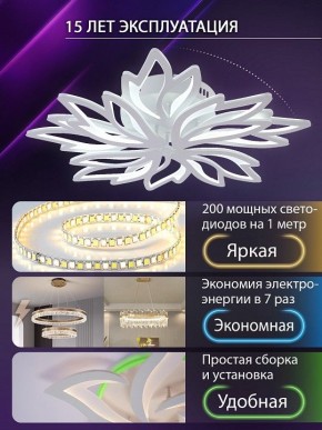 Потолочная люстра Natali Kovaltseva RIF LED LAMPS 81118/6C в Новоуральске - novouralsk.ok-mebel.com | фото 5