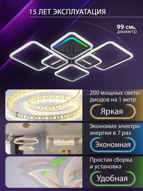 Потолочная люстра Natali Kovaltseva SPEKTR LED LAMPS 81442 в Новоуральске - novouralsk.ok-mebel.com | фото 5