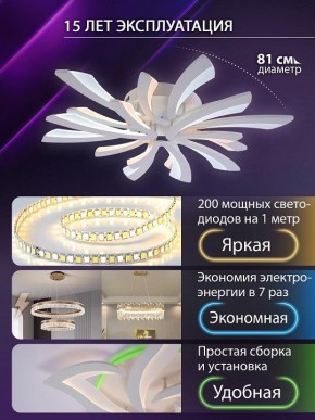 Потолочная люстра Natali Kovaltseva VIO LED LAMPS 81454 в Новоуральске - novouralsk.ok-mebel.com | фото 5
