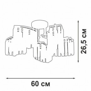 Потолочная люстра Vitaluce V5884 V5884-0/5PL в Новоуральске - novouralsk.ok-mebel.com | фото 3