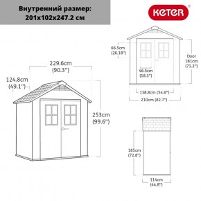 Сарай Окланд 754 (OAKLAND 754) в Новоуральске - novouralsk.ok-mebel.com | фото 2