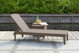 Шезлонг Джайпур (Jaipur Sun lounger) капучино в Новоуральске - novouralsk.ok-mebel.com | фото 2