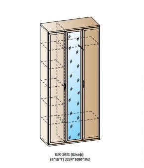 ШК-1031 (Шкаф) в Новоуральске - novouralsk.ok-mebel.com | фото