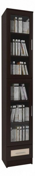 Шкаф книжный Мебелайн-25 в Новоуральске - novouralsk.ok-mebel.com | фото