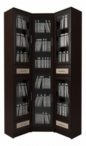 Шкаф книжный Мебелайн-46 в Новоуральске - novouralsk.ok-mebel.com | фото