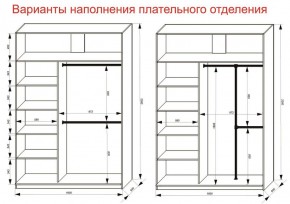 Шкаф-купе 1600 серии SOFT D6+D4+B2+PL2 (2 ящика+1штанга+1 полка) профиль «Капучино» в Новоуральске - novouralsk.ok-mebel.com | фото 9