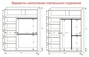 Шкаф-купе 1800 серии SOFT D1+D3+B2+PL1 (2 ящика+1штанга) профиль «Графит» в Новоуральске - novouralsk.ok-mebel.com | фото 7