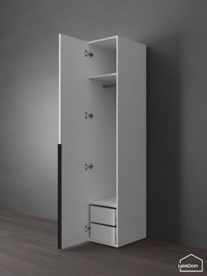 Шкаф Linnea MHR-1-3 2050х400х510 (Белый-М 11.1.2) в Новоуральске - novouralsk.ok-mebel.com | фото 5