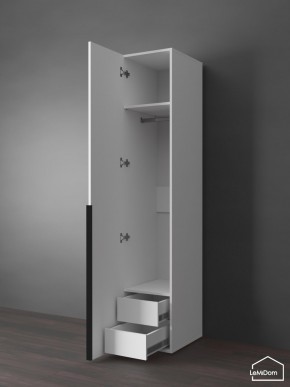 Шкаф Linnea MHR-1-3 2050х400х510 (Белый-М 11.1.2) в Новоуральске - novouralsk.ok-mebel.com | фото 7