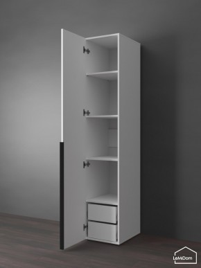 Шкаф Linnea MHR-1-3 2050х400х510 (Белый-М 11.1.2) в Новоуральске - novouralsk.ok-mebel.com | фото 5