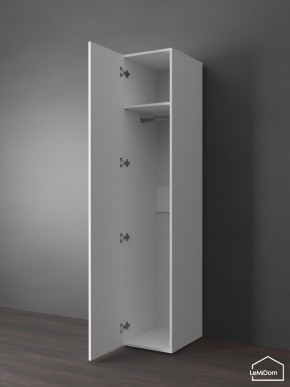 Шкаф Linnea MHR-1PO 2050х400х510 (Белый-М 11.1.2) в Новоуральске - novouralsk.ok-mebel.com | фото 4