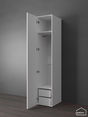 Шкаф Linnea MHR-1PO-3 2050х400х510 (Белый-М 11.1.2) в Новоуральске - novouralsk.ok-mebel.com | фото 4